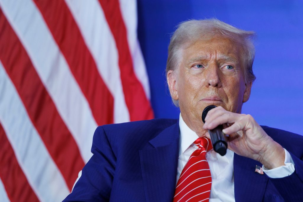 WASHINGTON, AUGUST 30: Republican presidential nominee Donal