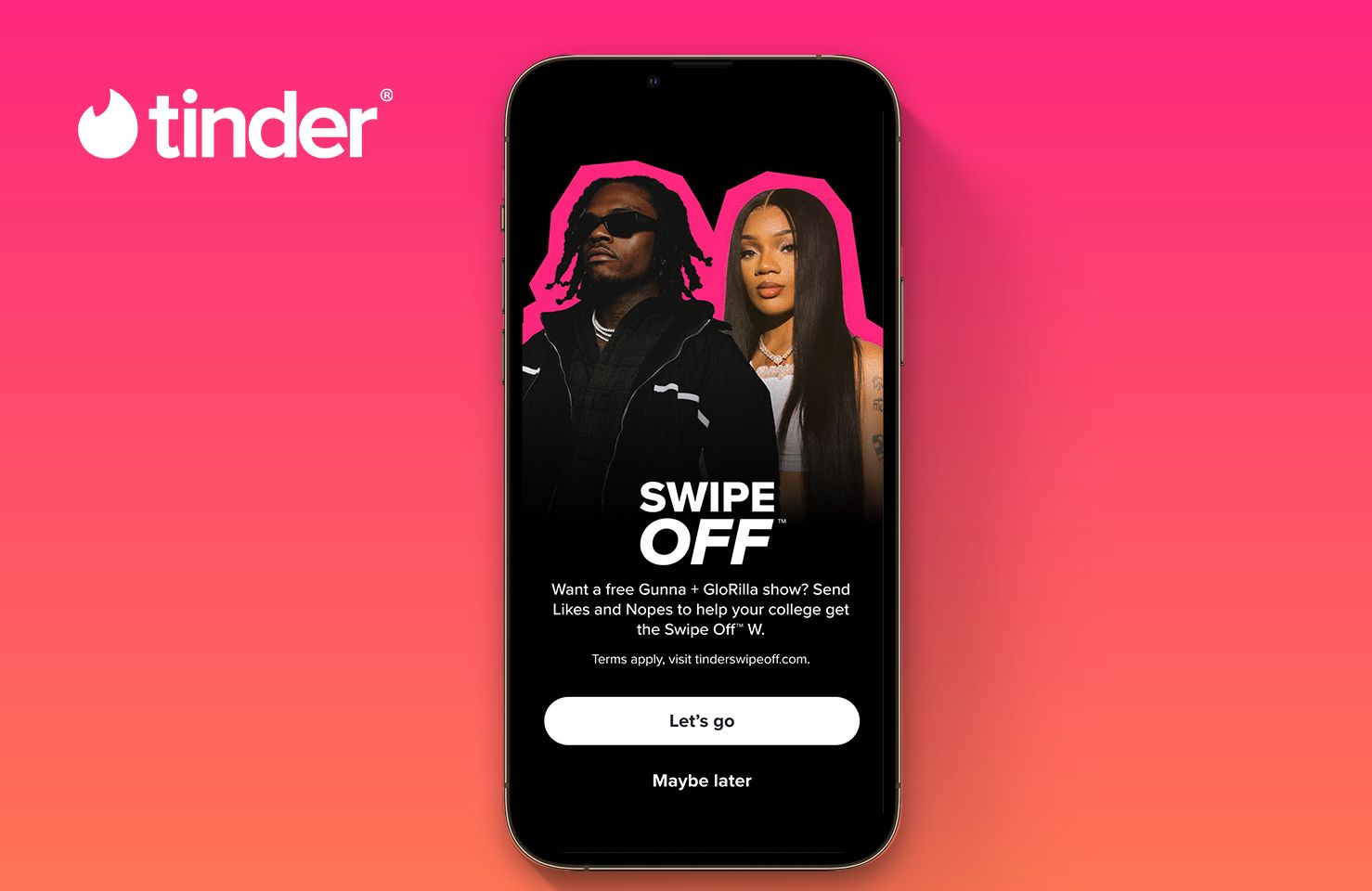 Tinder U Swipe Off Challenge