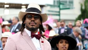 Cam Newton and Jasmin Brown attend 148th Kentucky Derby