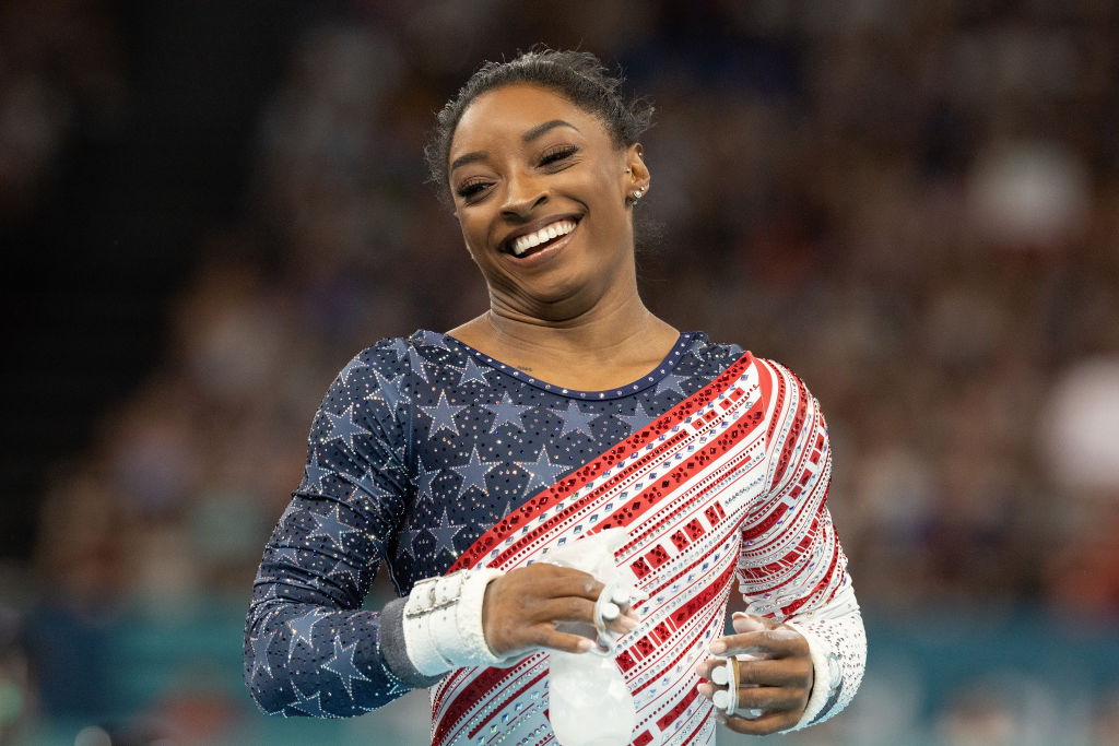 Simone Biles Is 'Staying Inside' After $22K Red Carpet Bill Simone Biles Is 'Staying Inside' After $22K Red Carpet Bill
