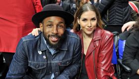 Celebrities At The Los Angeles Clippers Game