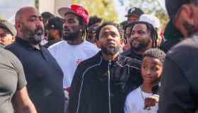 Kendrick Lamar music video shoot for "Not Like Us"