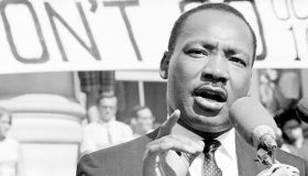 Dr. Martin Luther King Speaks at Sproul Plaza in Berkeley