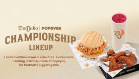 Tequila Don Julio x Popeyes Menu
