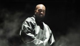 Kanye West performs at Rolling Loud California 2024