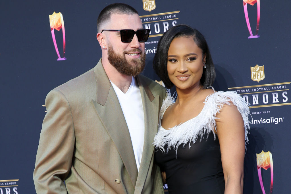 Travis Kelce & Kayla Nicole attend 11th Annual NFL Honors - Arrivals