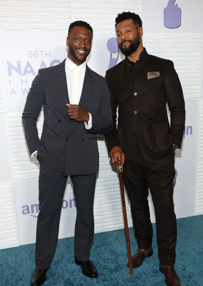 Aldis Hodge & Isaiah Mustafa 56th NAACP Image Awards Nominees Reception