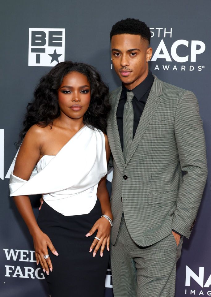 Ryan Destiny and Keith Powers attend NAACP Image Awards Dinner