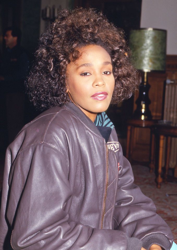 American singer, actress and model Whitney Houston...
