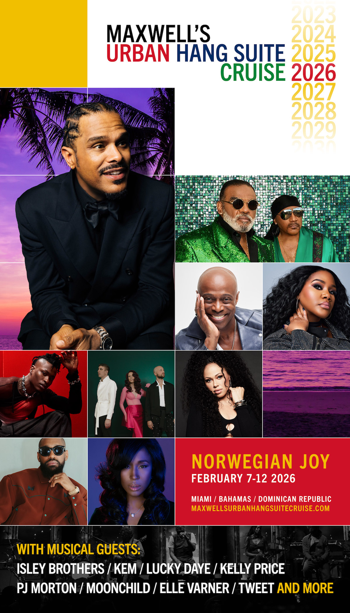 Maxwell's 2026 Urban Hang Suite Cruise Flyer