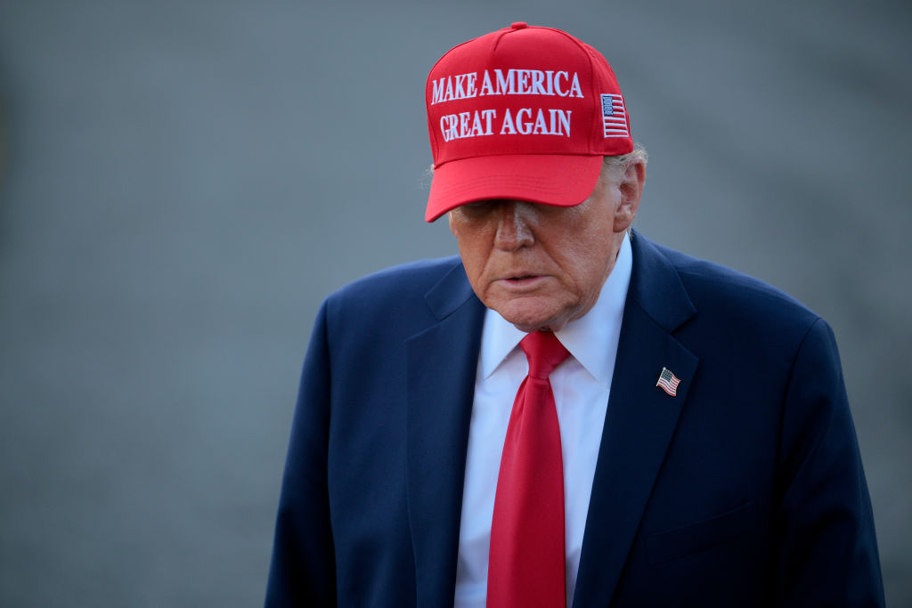 President Trump Departs White House For Florida