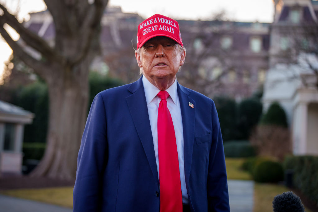 President Trump Departs White House For Florida