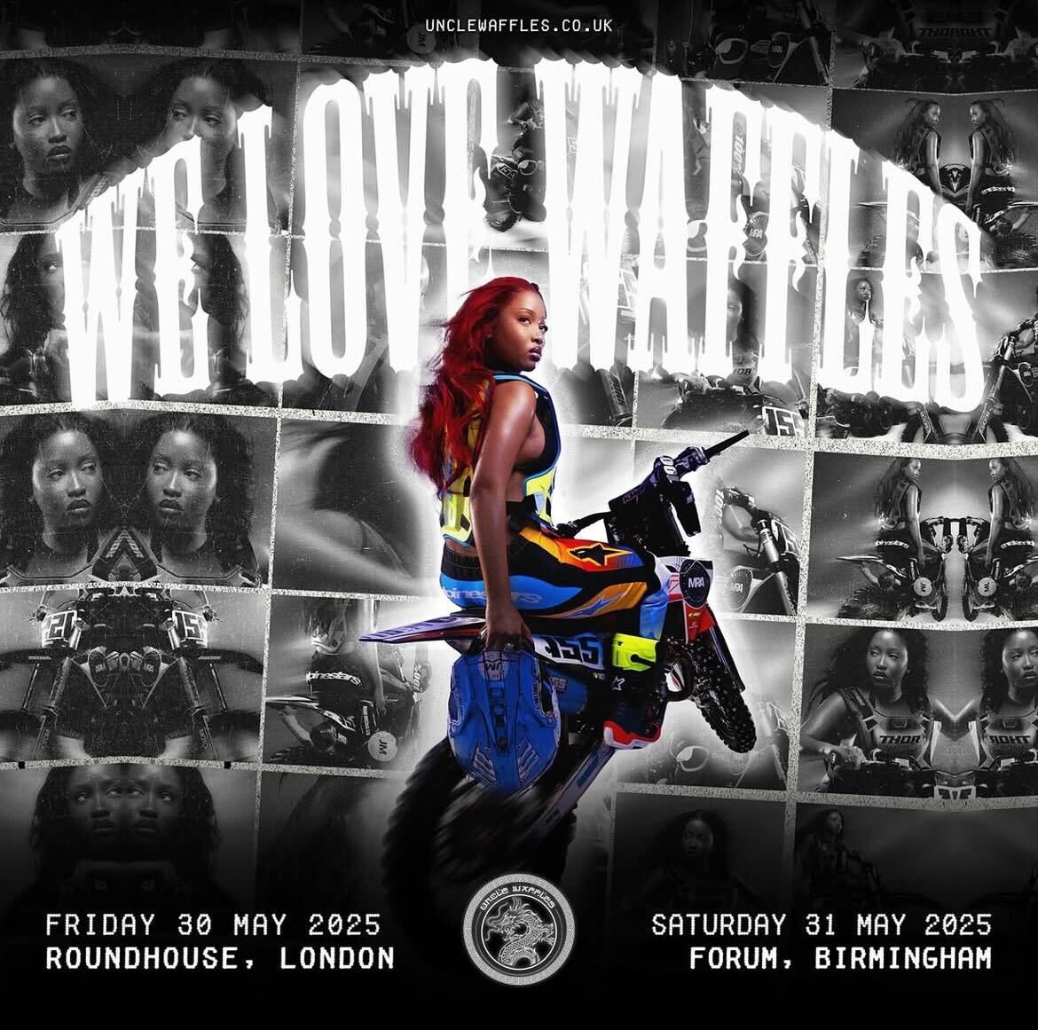 Uncle Waffles Tour Art