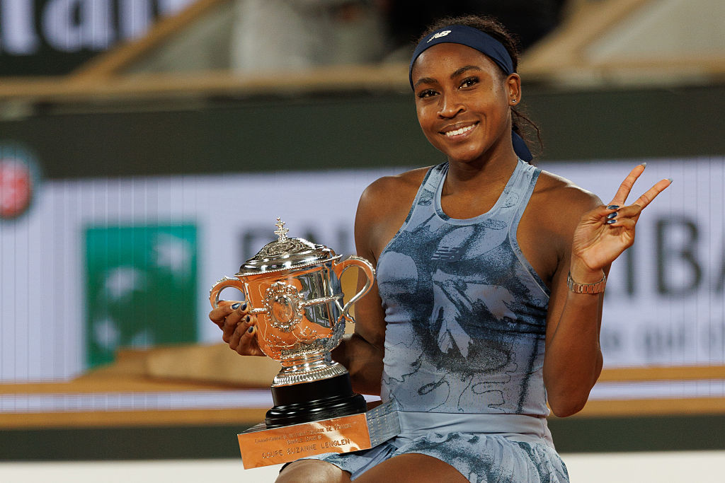 Coco Gauaff after victory at 2025 French Open - Day Fourteen