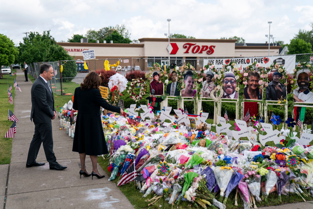 Vice President Kamala Harris travels to Buffalo New York for Funeral of Ruth Whitfield