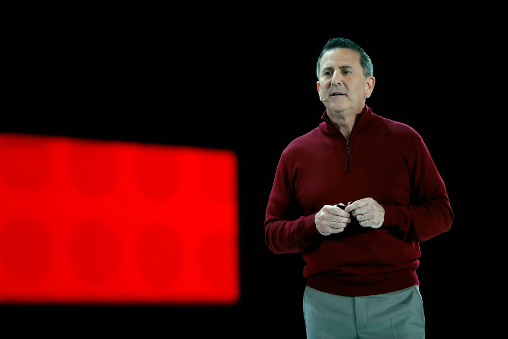 Brian Cornell CEO of Target spoke to team members at Target Center Thursday September 15, 2016 in Minneapolis, MN. ] Target holds its Fall Nation Meeting at the Target Center. Jerry Holt / jerry. Holt@Startribune.com