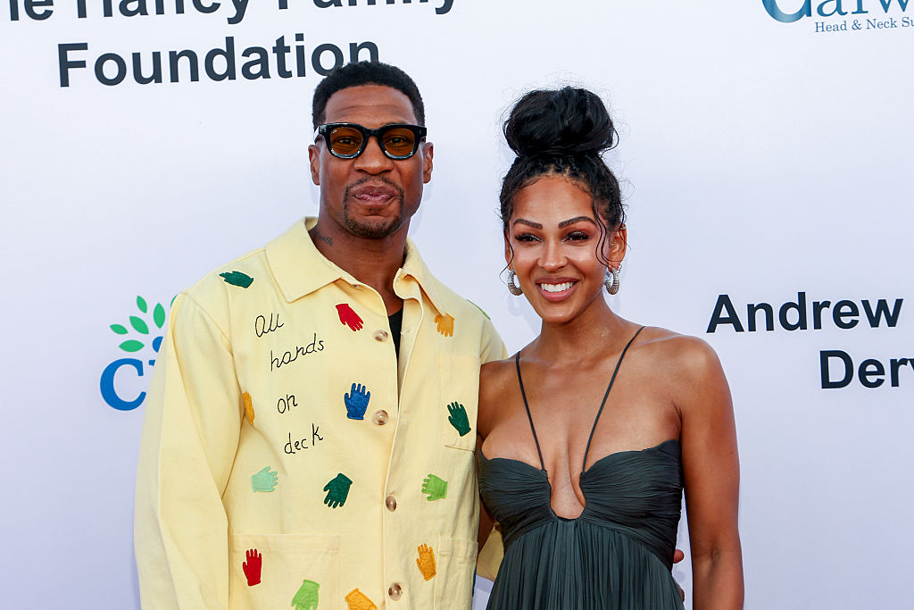 Jonathan Majors, Meagan Good attend Harold and Carole Pump Foundation 25th Anniversary Celebrity Dinner - Arrivals