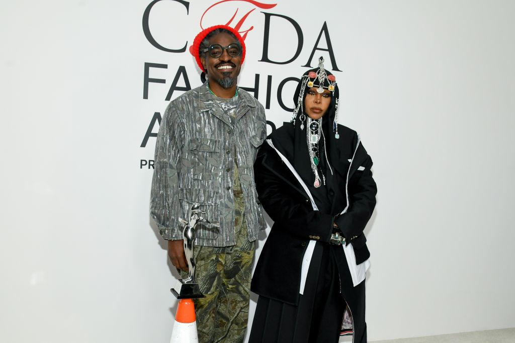 Erykah Badu & Andre 3000 attend 2024 CFDA Fashion Awards - Winners Walk