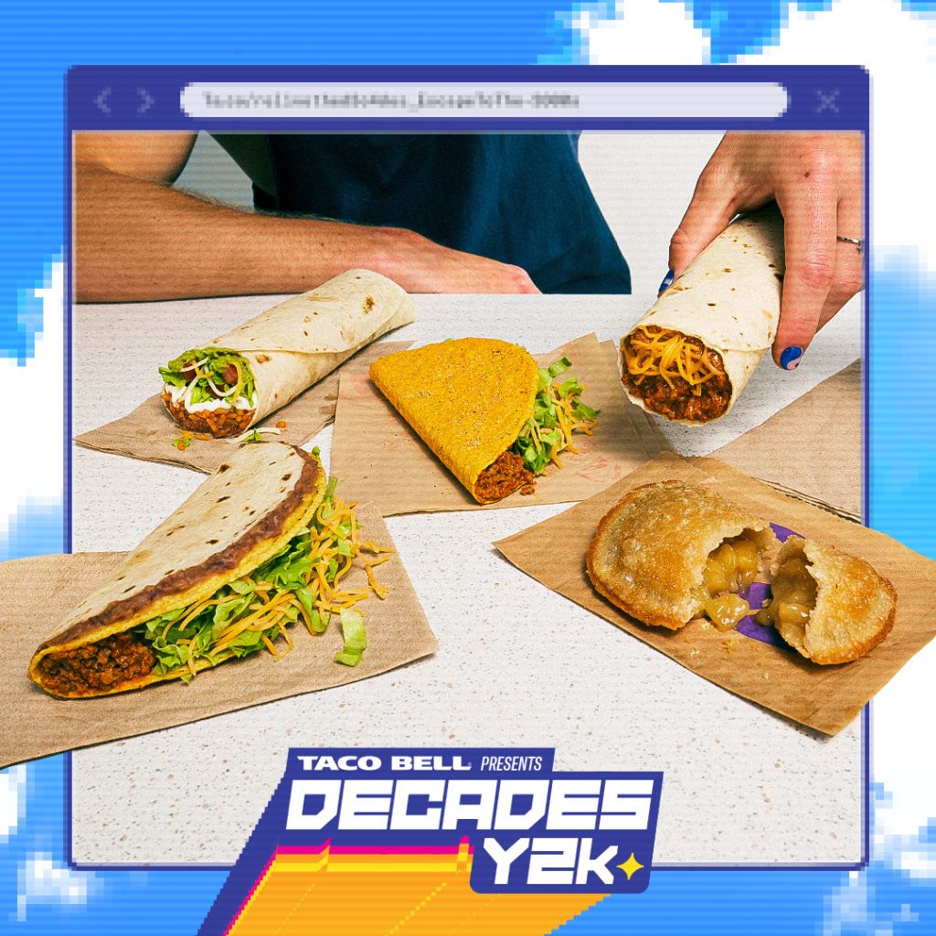 TACO BELL REWINDS TO THE 2000s WITH DECADES Y2K MENU