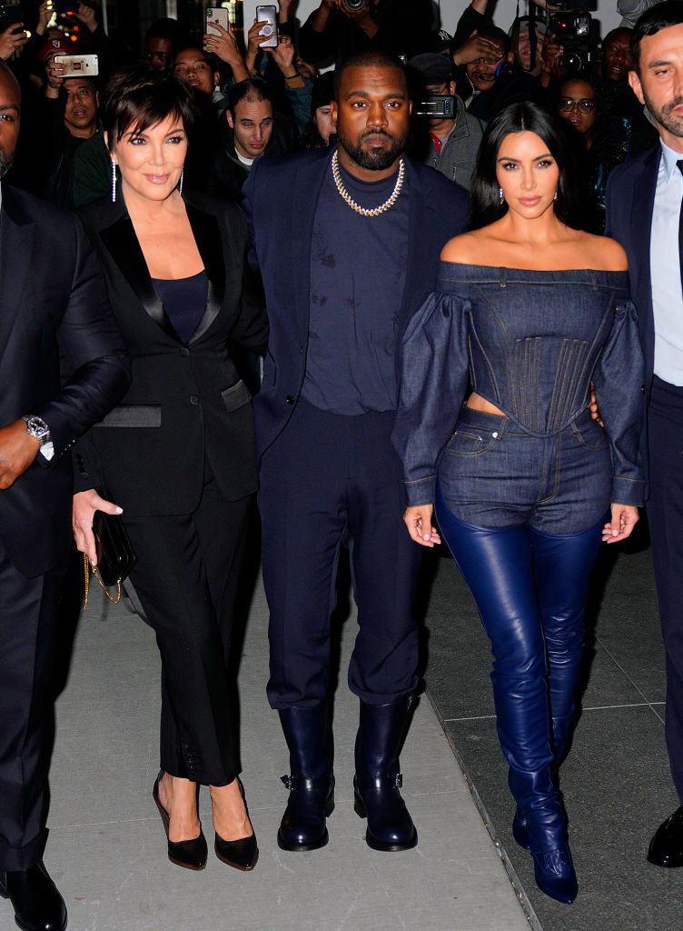 Celebrity Sightings of Kris Jenner, Kanye West, and Kim Kardashian In New York City - November 06, 2019