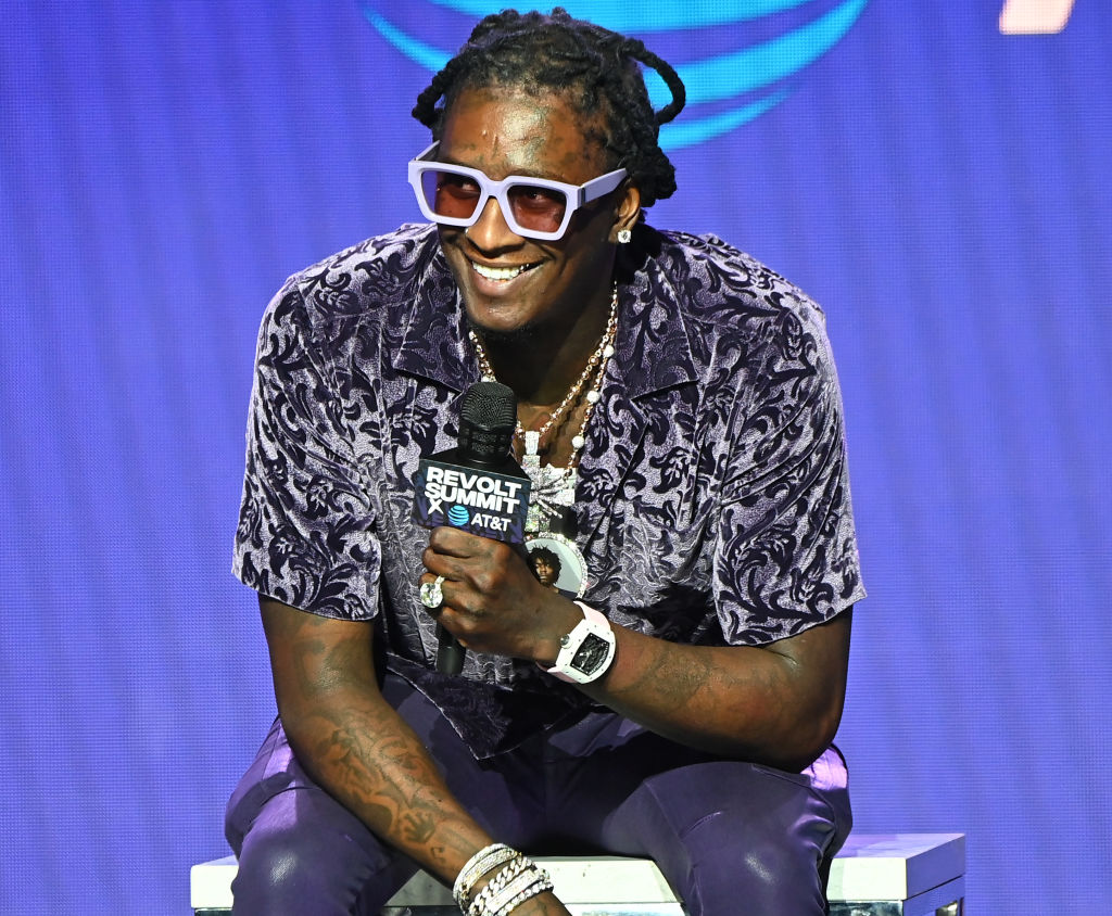 Young Thug speaks at 2021 Revolt Summit