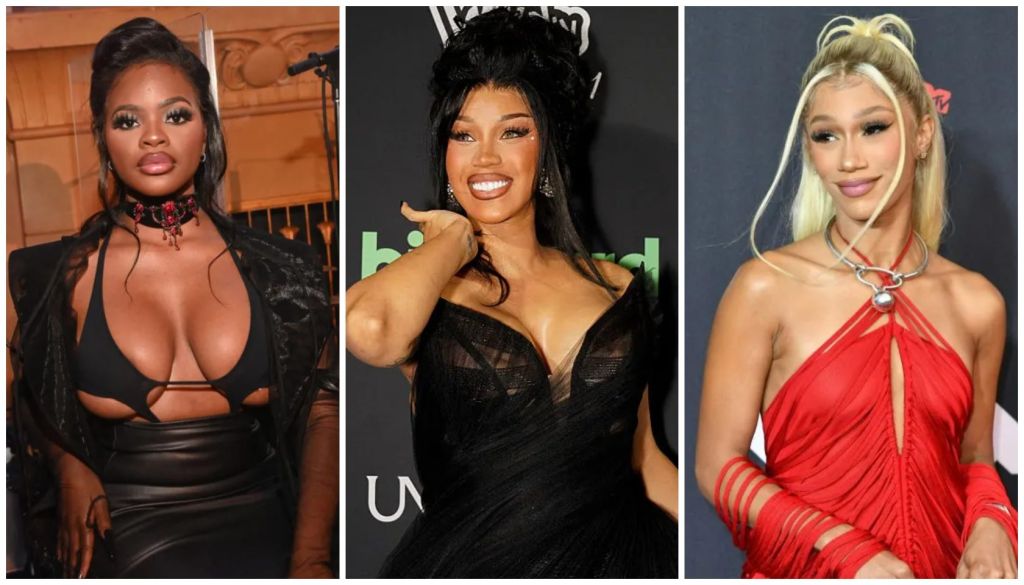 JT, Cardi B, and Bia