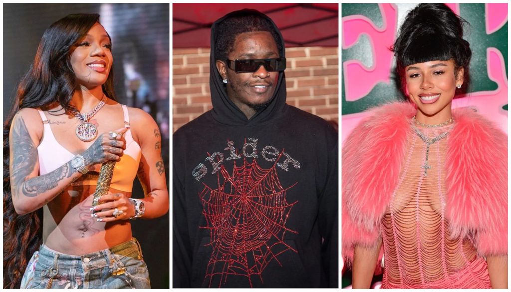 GloRilla, Young Thug, and Mariah the Scientist