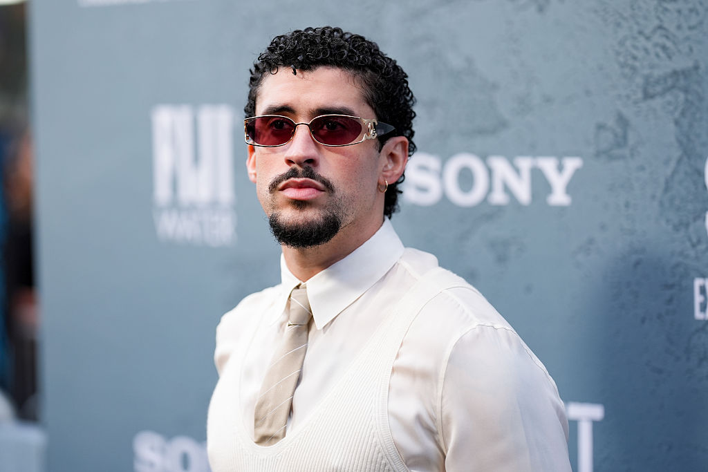 Bad Bunny Columbia Pictures "Caught Stealing" New York Premiere