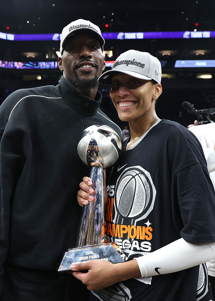 Love & Basketball (Championships): Aja Wilson & Bam Adebayo Celebrate The Las Vegas Aces Dynasty, Put Their Love On Display