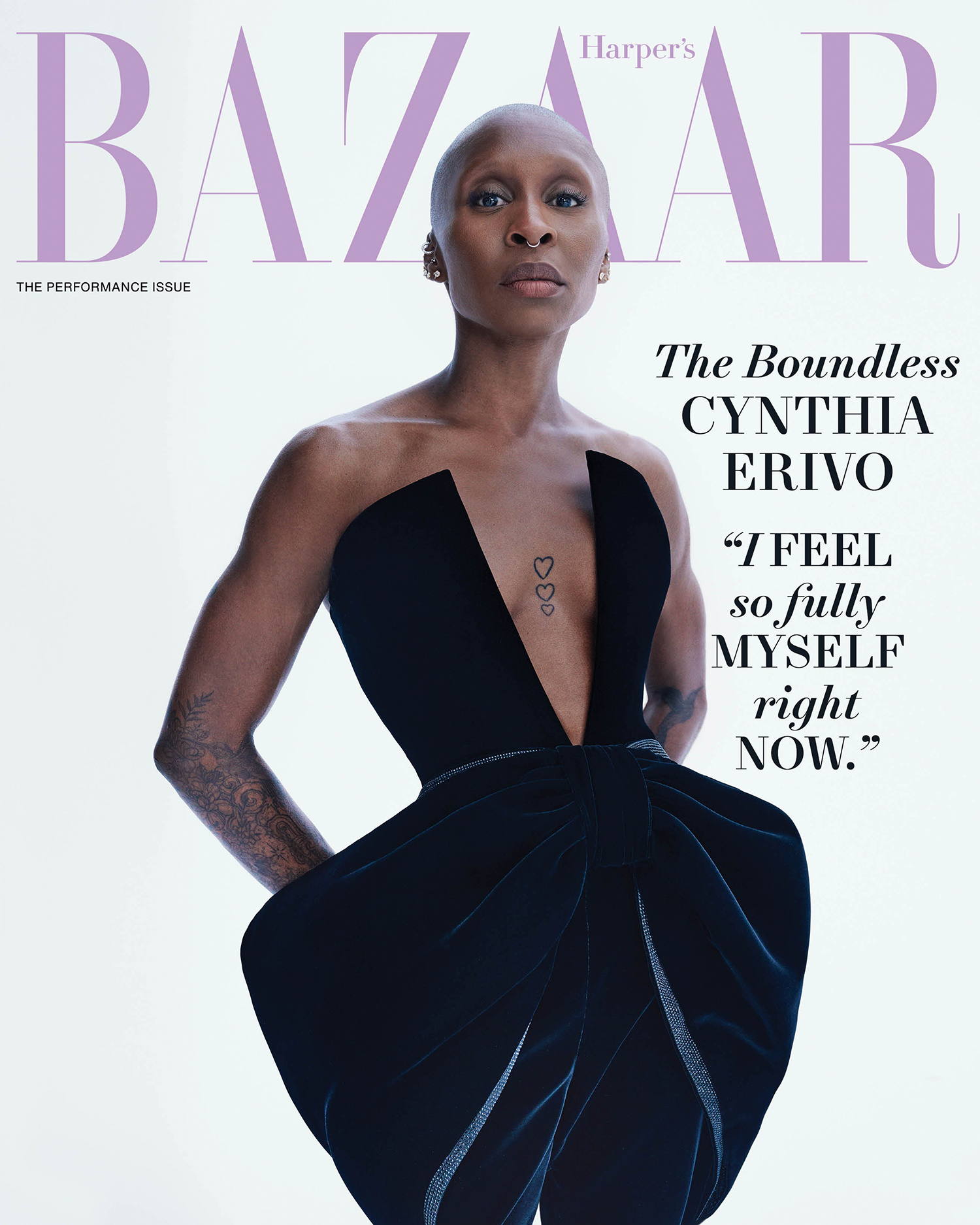 Cynthia Erivo on the cover of Harper’s BAZAAR’s 2025 November Issue, Wicked, Elphaba,
