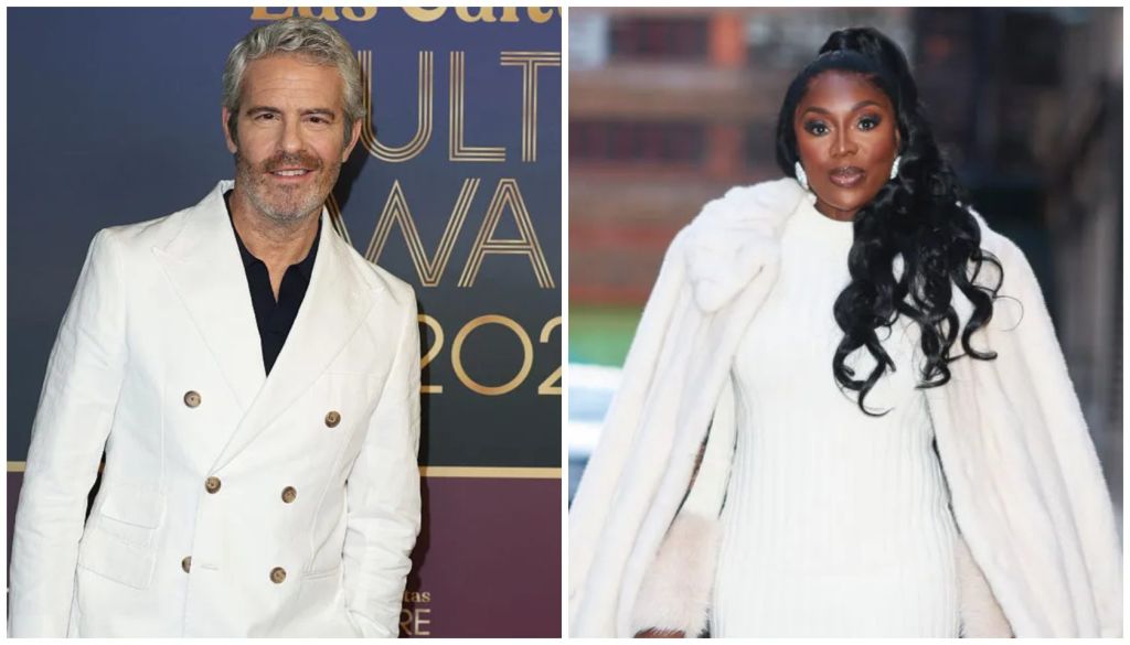 Andy Cohen and Wendy Osefo
