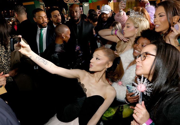 Posing With The Fans