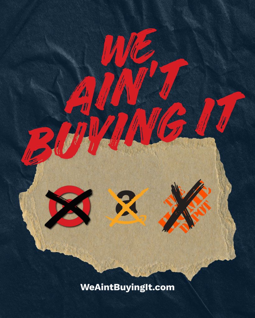 We Ain't Buying It Flyers