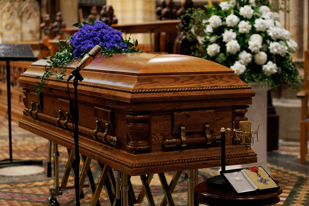 Mourners Attend State Funeral For Radio Broadcaster John Laws