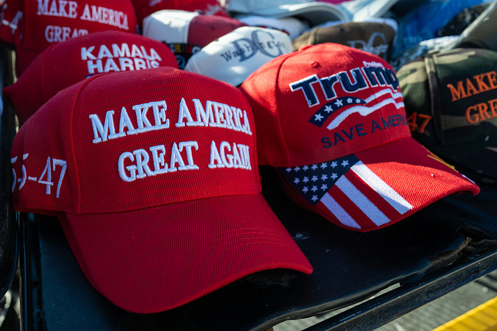 MAGA Merchandise on the National Mall