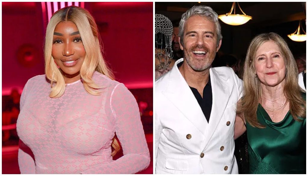 Nene Leakes, Andy Cohen, and Frances Berwick