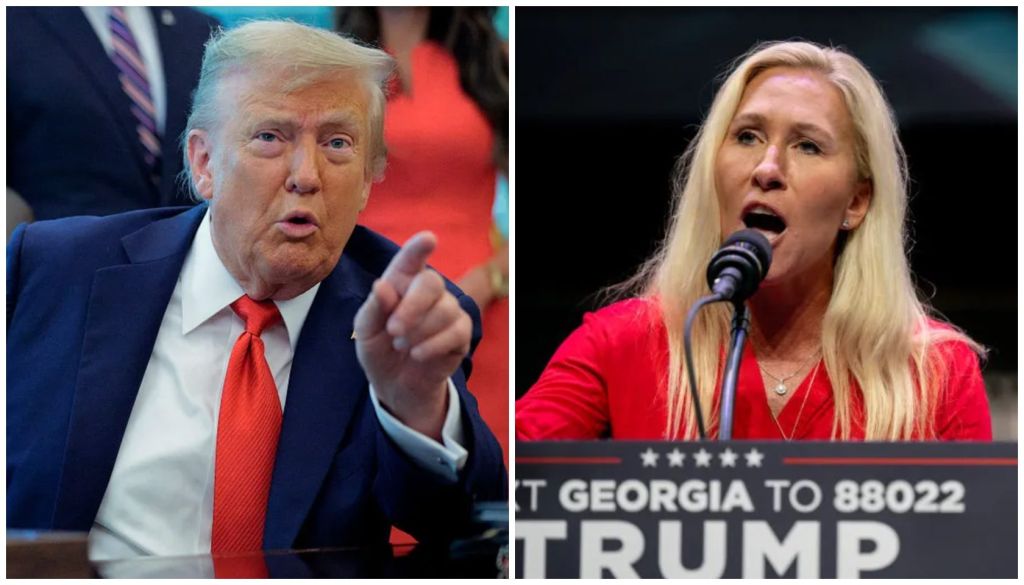President Donald Trump x Rep. Marjorie Taylor Greene