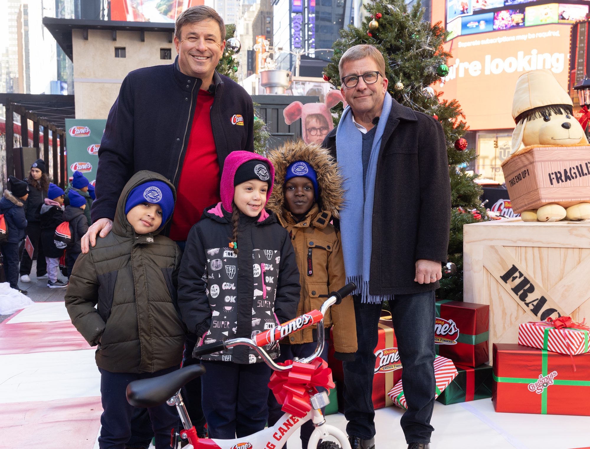 Raising Cane's annual holiday bike giveaway