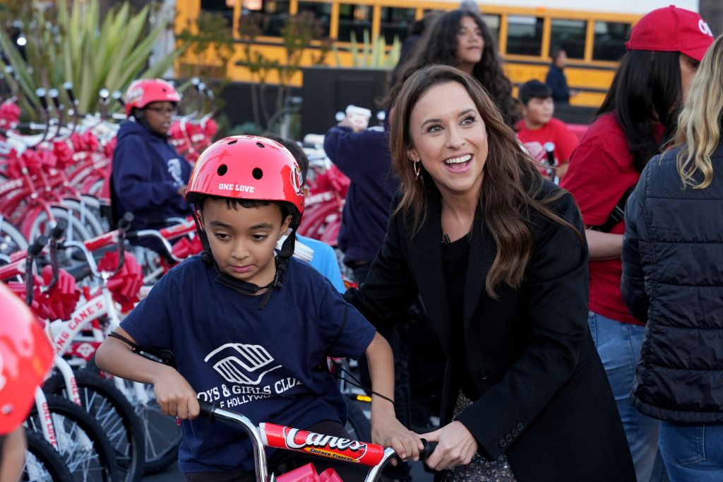 Raising Cane's Bike Donation in Hollywood