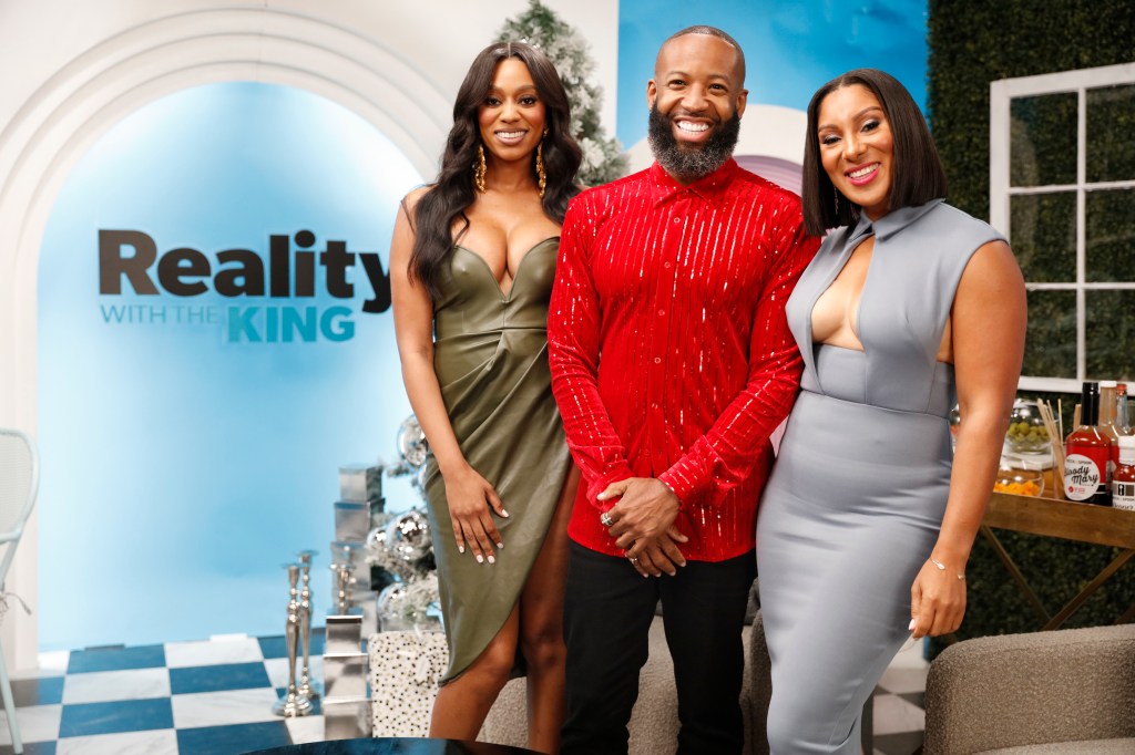 Carlos King’s ‘Reality With The King: Jingle With The Belles Edition’ Spills Shade, Spirits & Holiday Hijinks With Latrice & Kerri [Exclusive Look]