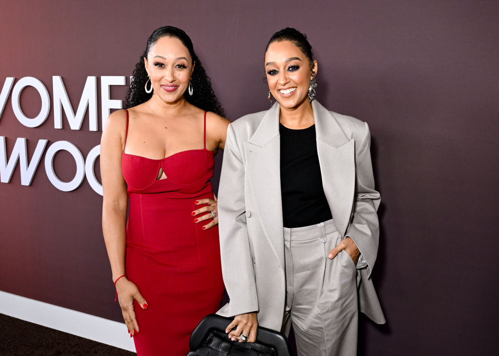 Tamera Mowry and Tia Mowry attend Essence Black Women in Hollywood - Arrivals