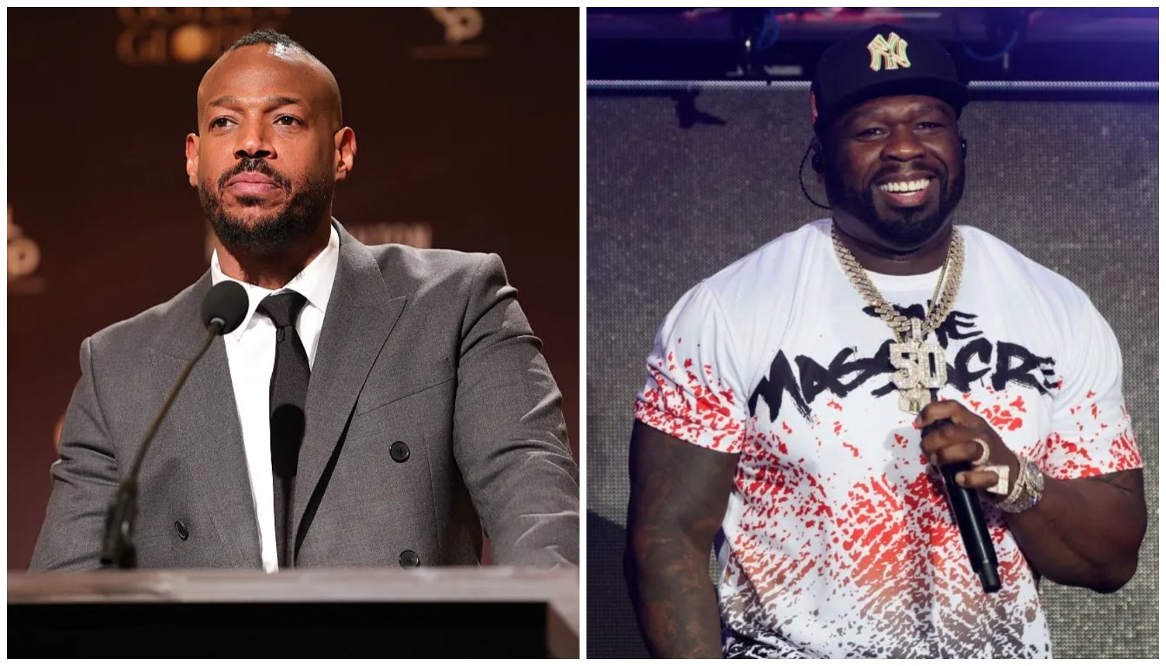 50 Cent Responds To Marlon Wayans Condemning Diddy Doc 50 Cent Responds To Marlon Wayans Condemning Diddy Doc
