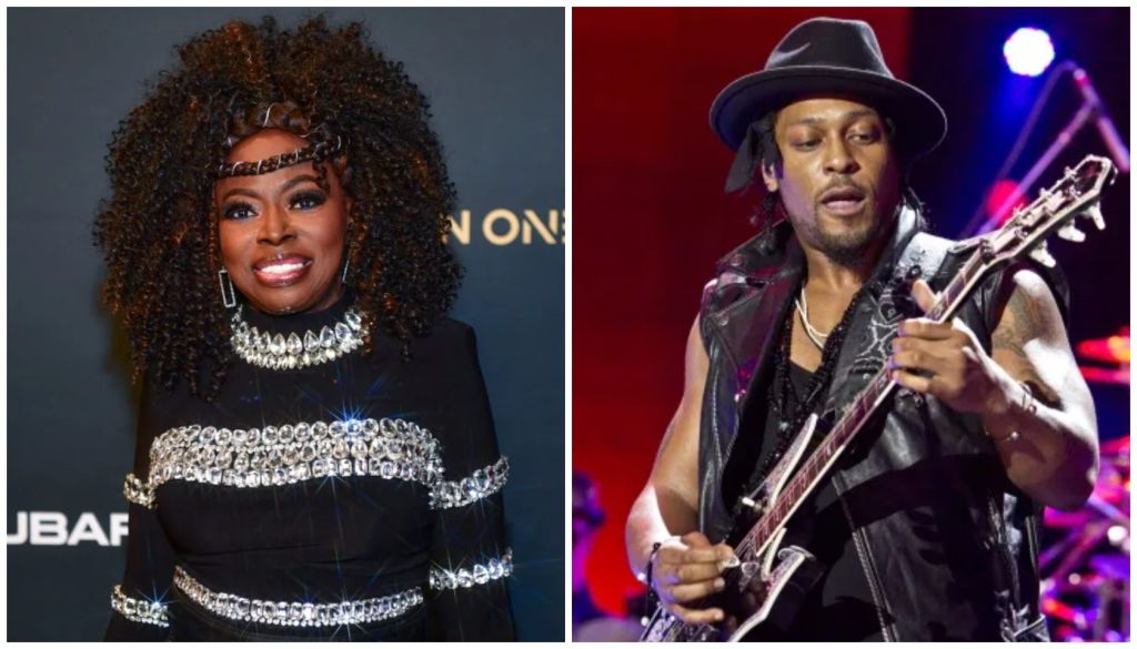 Angie Stone and D'Angelo