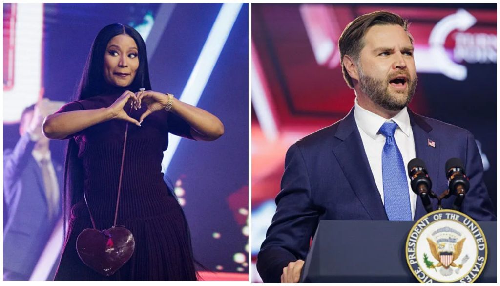 Nicki Minaj and JD Vance