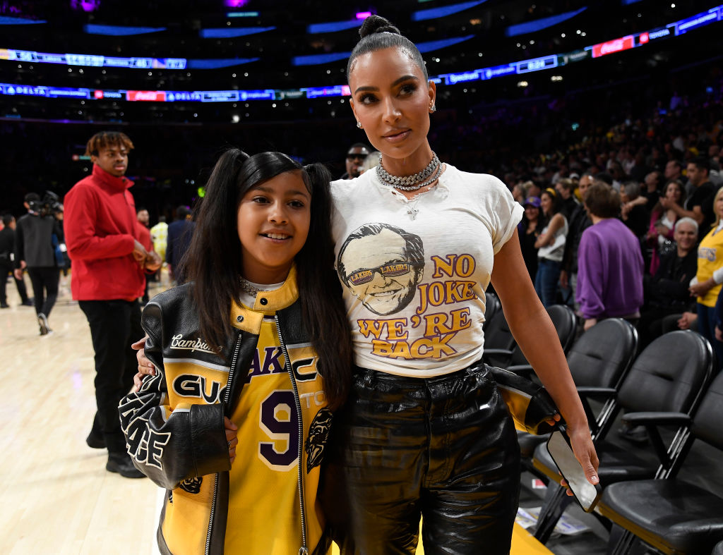 Fans Criticize Kim K After North West Debuts Bridge Piercing, Black Grills & 106-Carat Pendant In Tween TikTok Videos