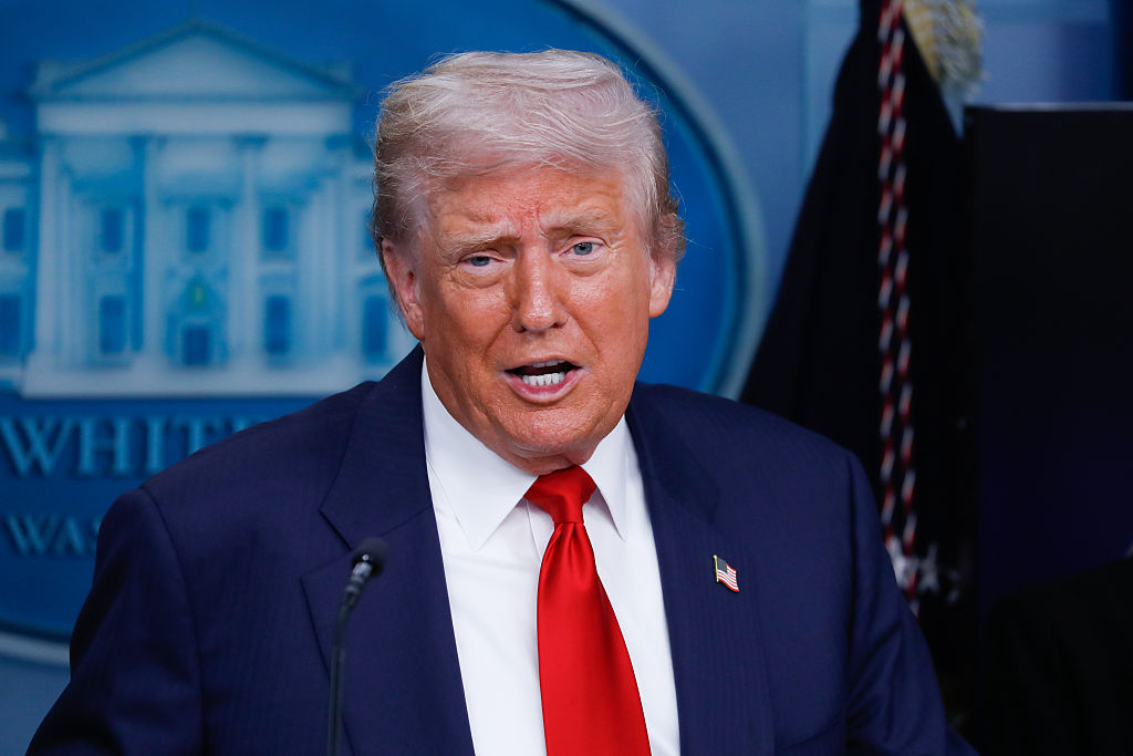 US President Donald Trump...