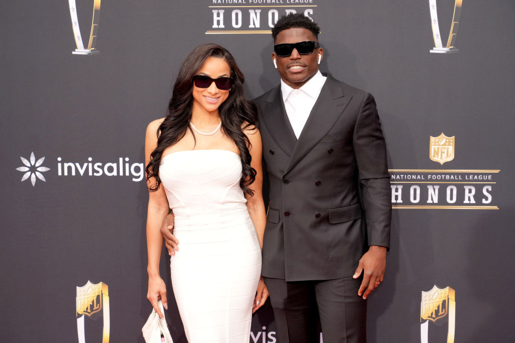 Keeta Vaccaro and Tyreek Hill attend13th Annual NFL Honors - Arrivals