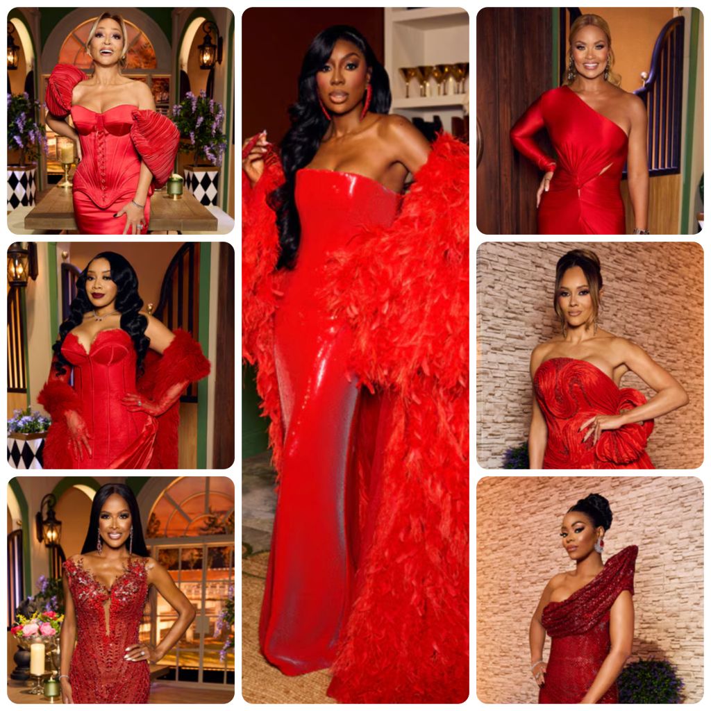 The Ravishing Red #RHOP Reunion Looks Include Dr. Wendy’s Sizzling Silhouette, Karen Huger’s Crimson Corset & Angel’s Old Hollywood Haute Couture