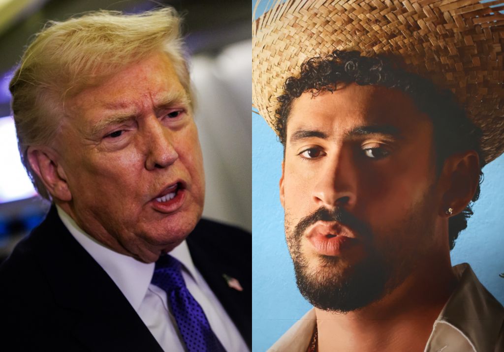 Bad Bunny Donald Trump Super Bowl Halftime