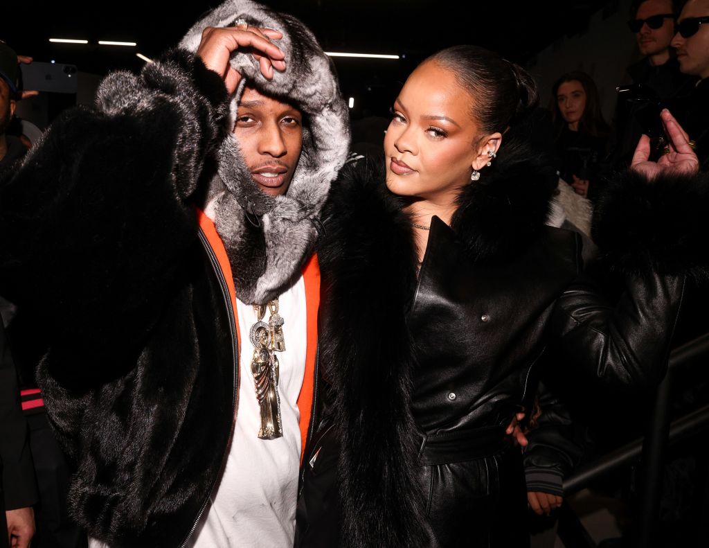 Rihanna attends A$AP Rocky Presents AWGE FW26 COLLECTION